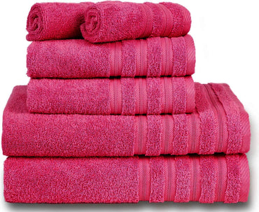 600 GSM Quality 8-Piece Towel Bale - Includes 2 Each of Face, Hand & Bath Towels Towelsworld